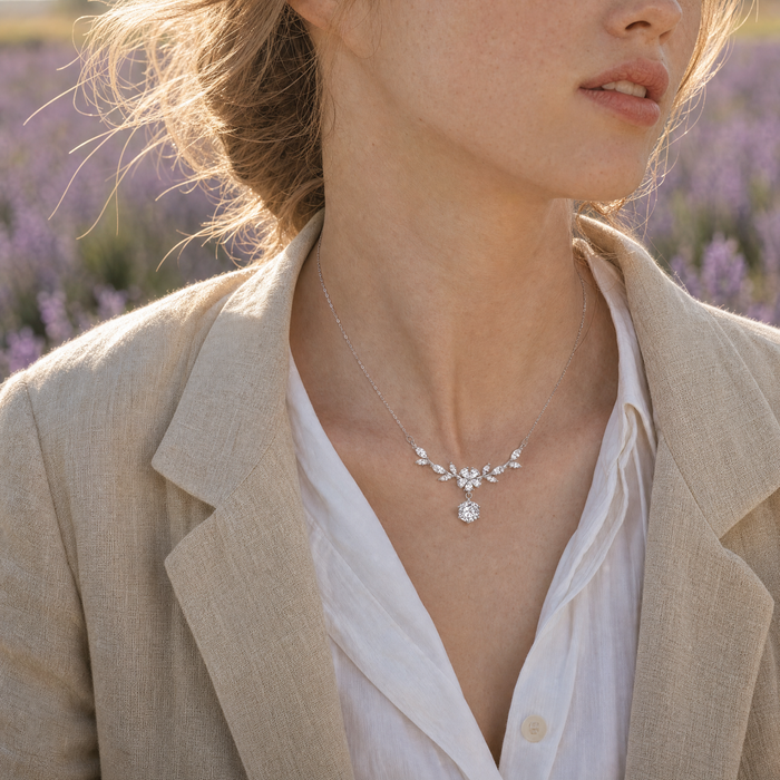 Glycine Wisteria Necklace
