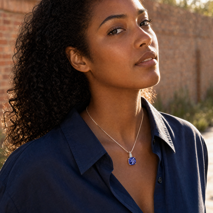 Tanza Two-Tone Pendant