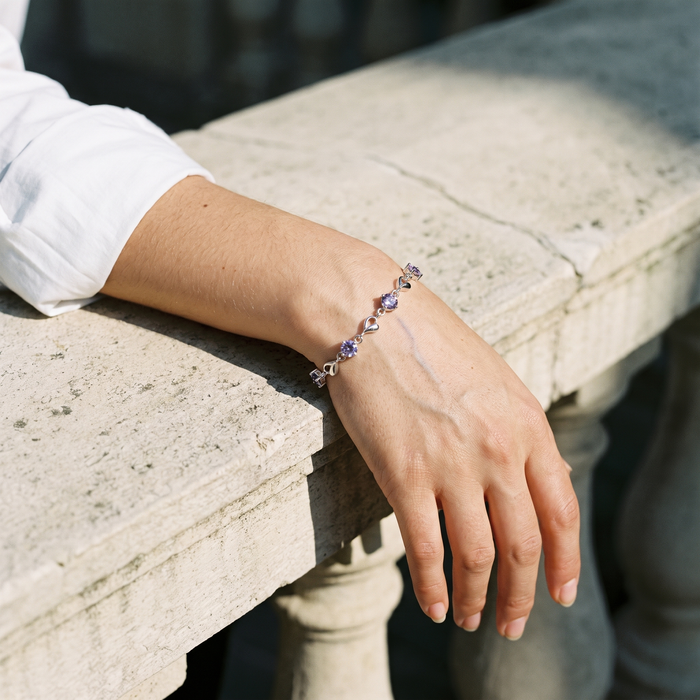 Cœur Moissanite Bracelet