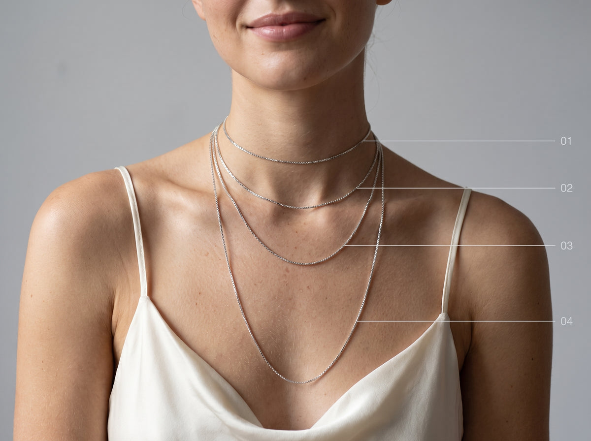 Necklace length guide