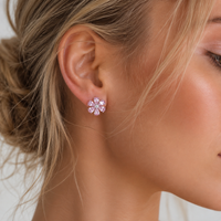 Pivoine Pink Studs