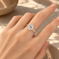 Goutte Solitaire Ring