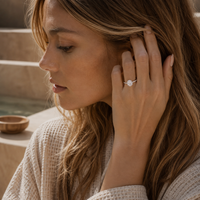 Goutte Solitaire Ring