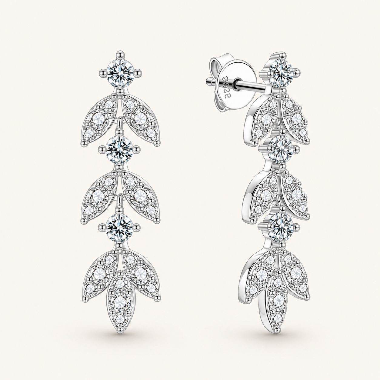 Feuille Tassel Earrings