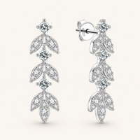 Feuille Tassel Earrings