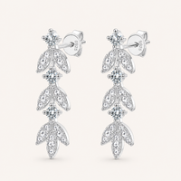 Feuille Tassel Earrings