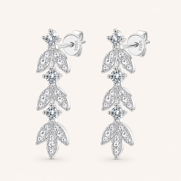 Feuille Tassel Earrings
