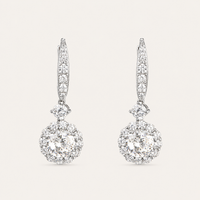 Fleur Moissanite Studs