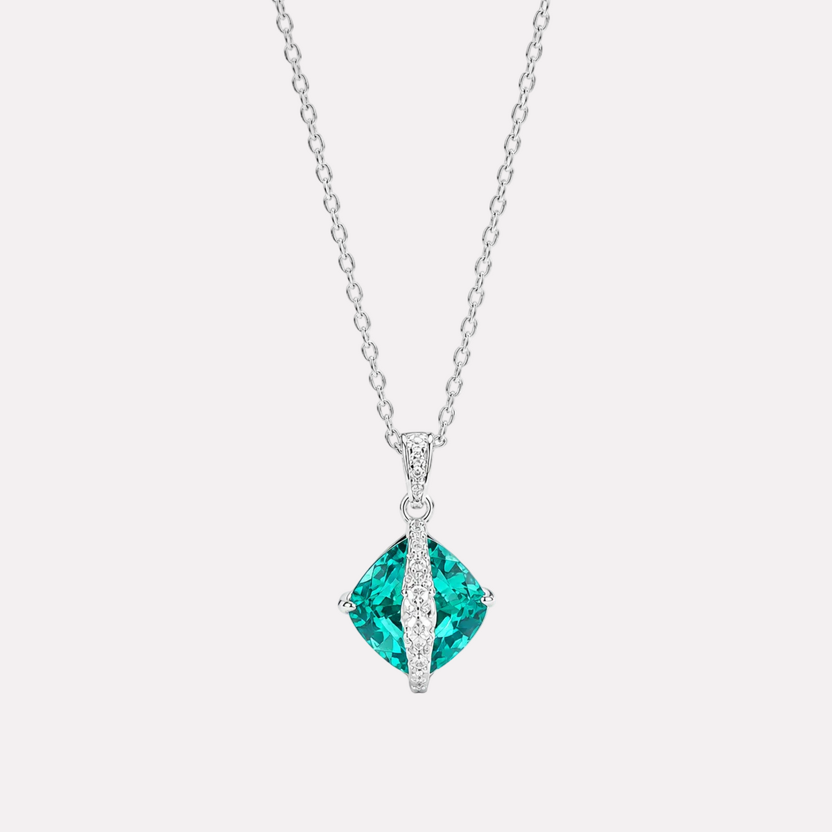 Menthe Square Necklace
