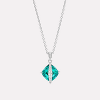 Menthe Square Necklace