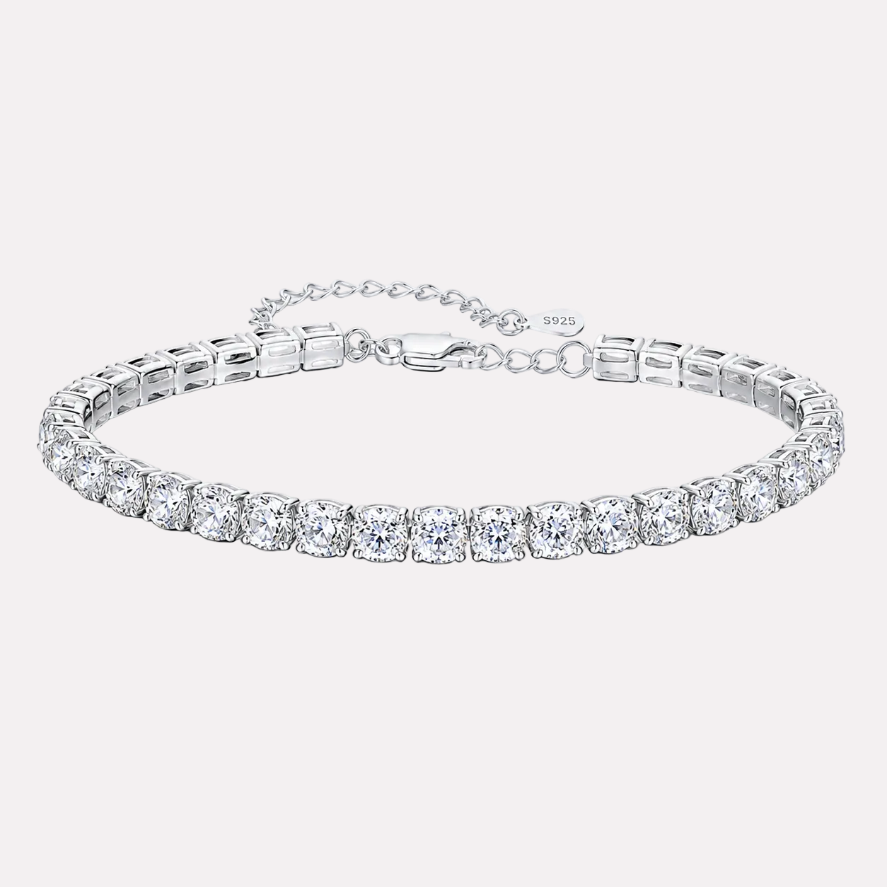 Carré Tennis Bracelet