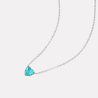 Bleuet Heart Necklace