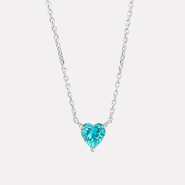 Bleuet Heart Necklace