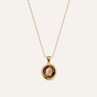 Umber Smoky Quartz Pendant