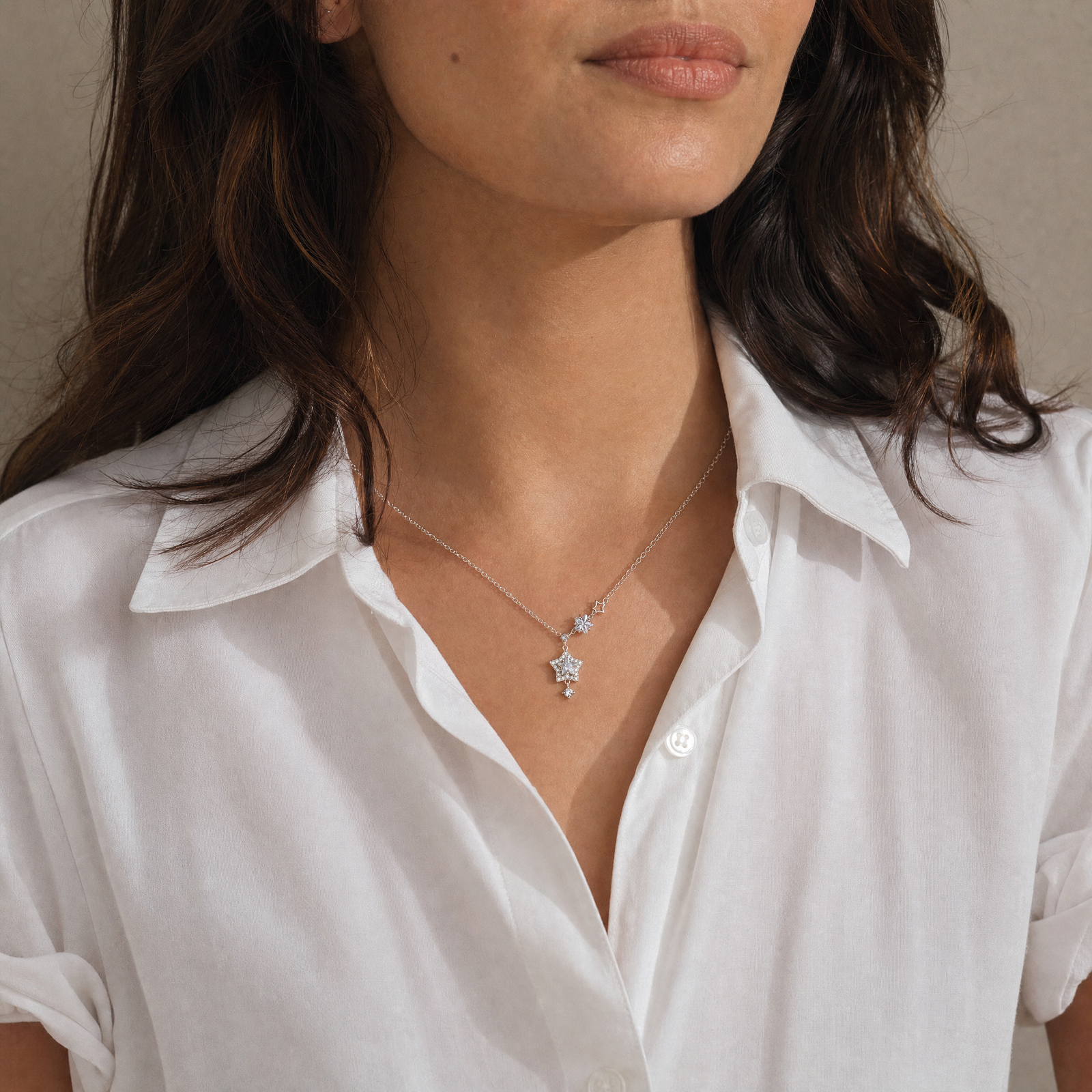 Étoile Fine Silver Necklace