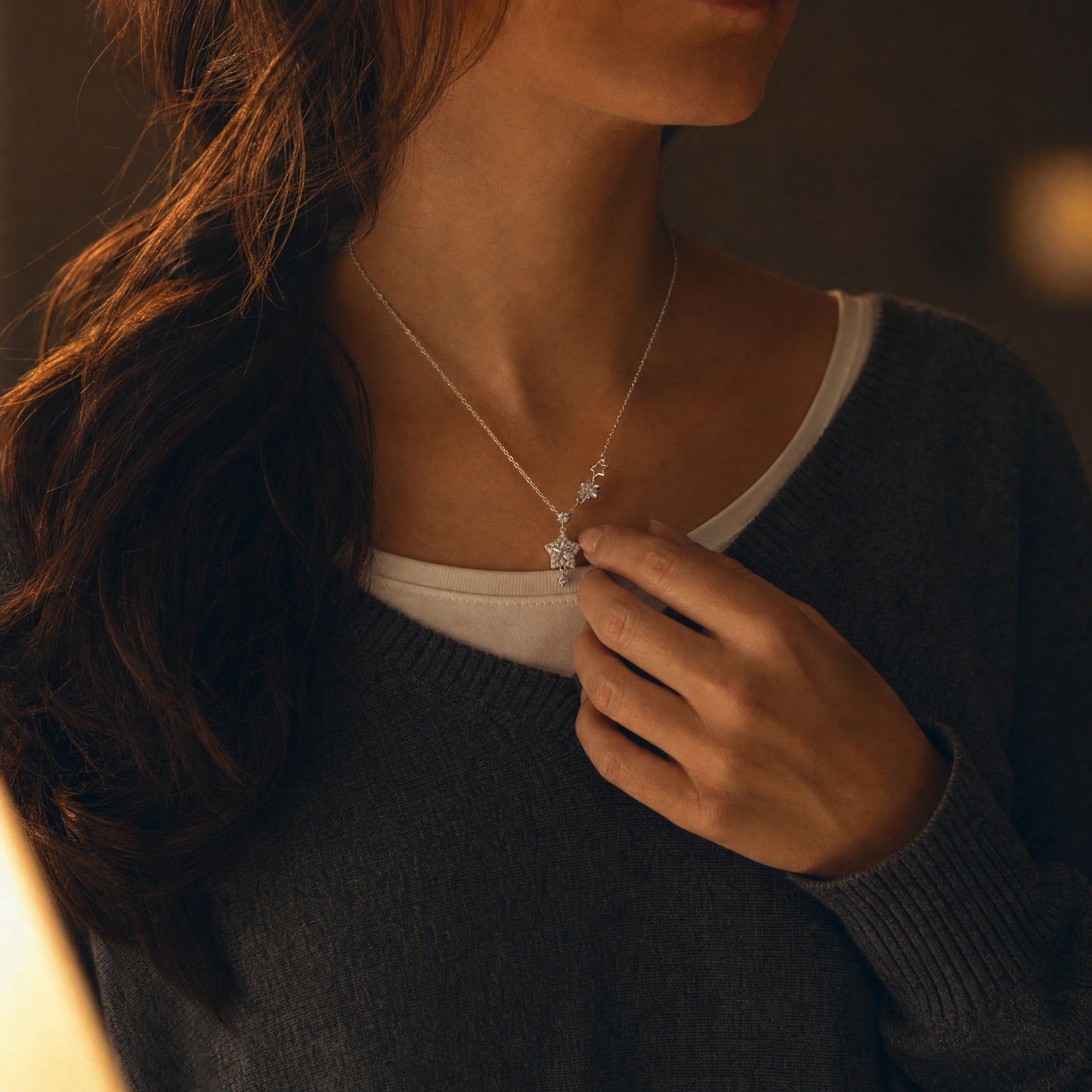 Étoile Fine Silver Necklace