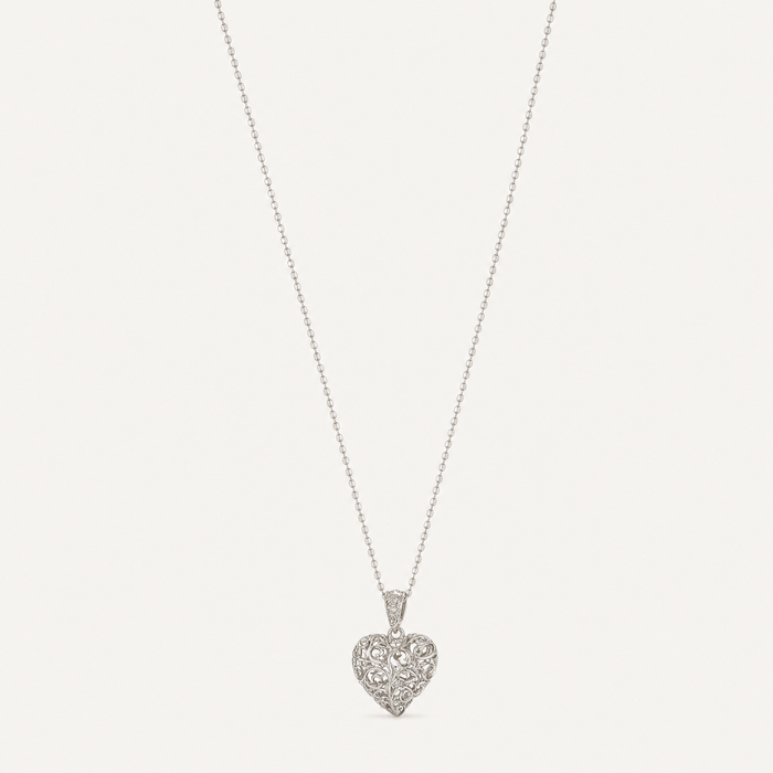 Arabesque Heart Necklace