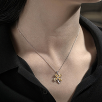 Papillon Moissanite Necklace