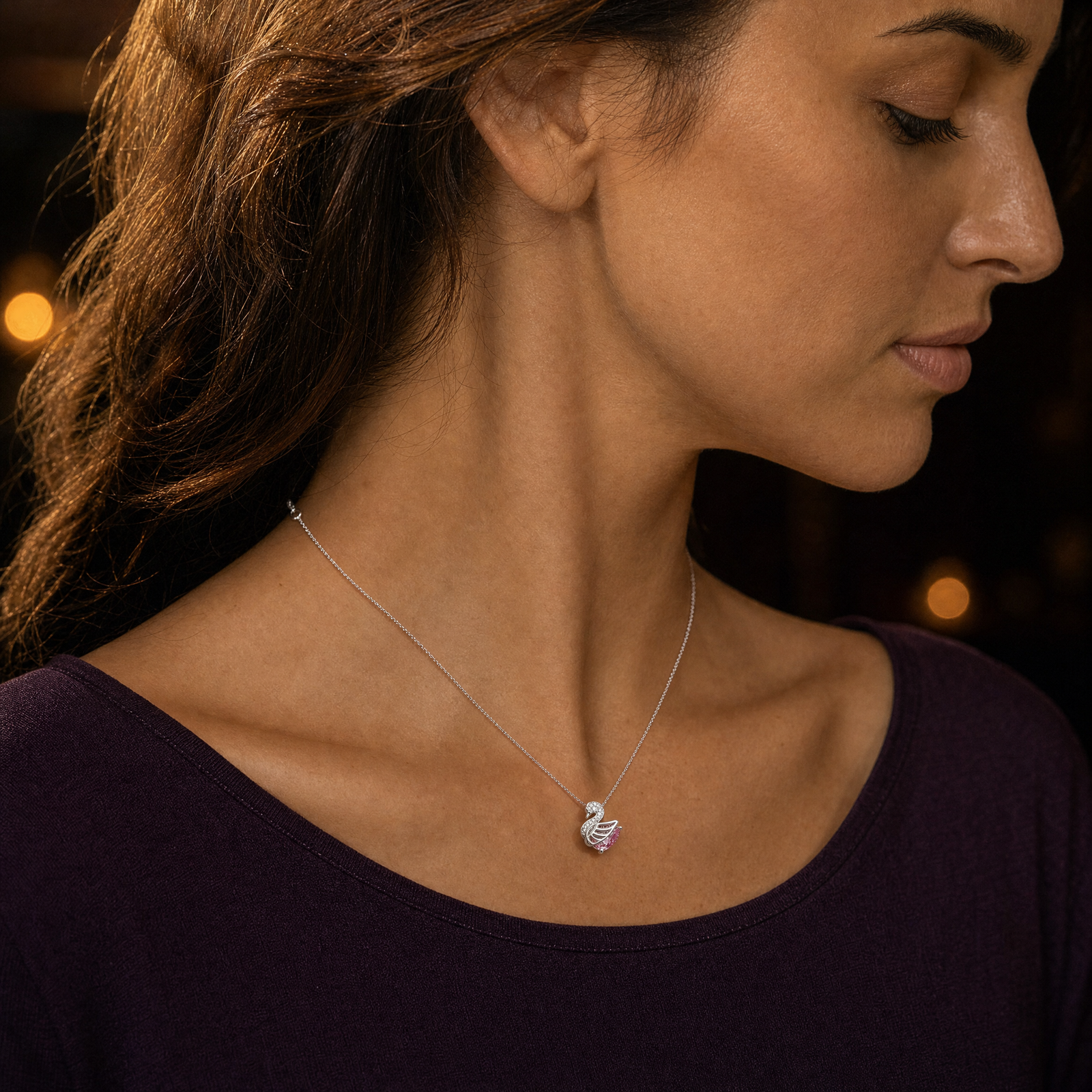 Cygne Swan Necklace