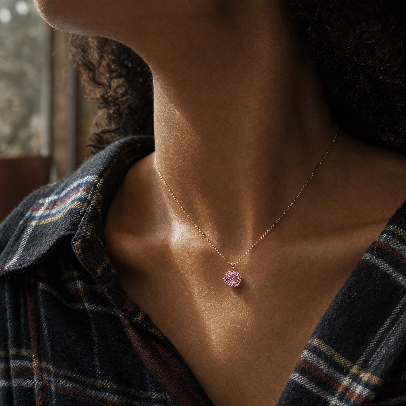 Rose Cut Necklace