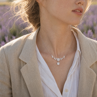 Glycine Wisteria Necklace