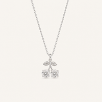 Cherry Moissanite Necklace