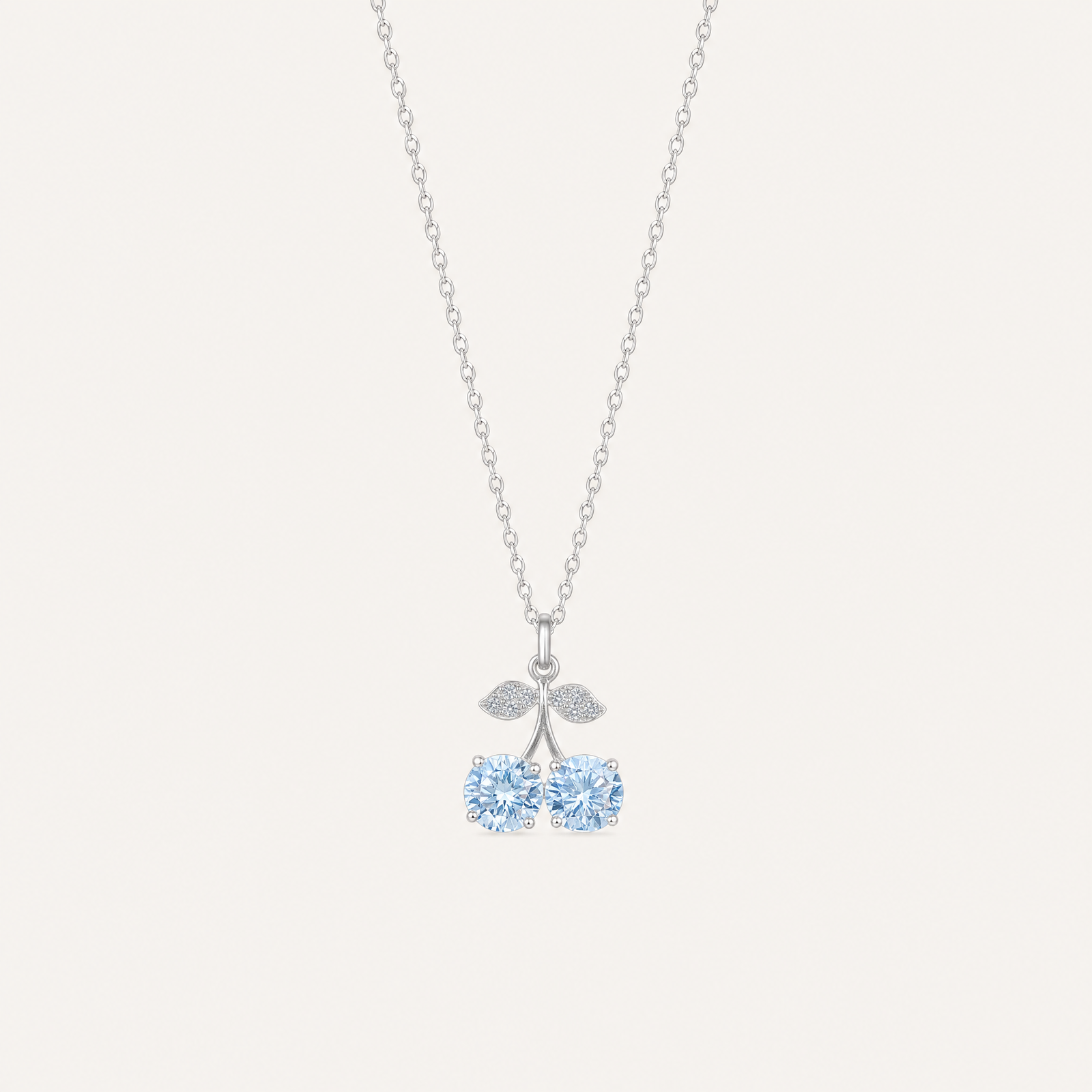 Cherry Moissanite Necklace