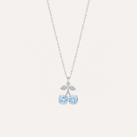 Cherry Moissanite Necklace