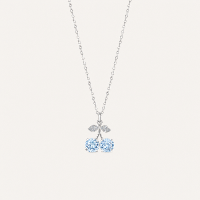 Cherry Moissanite Necklace