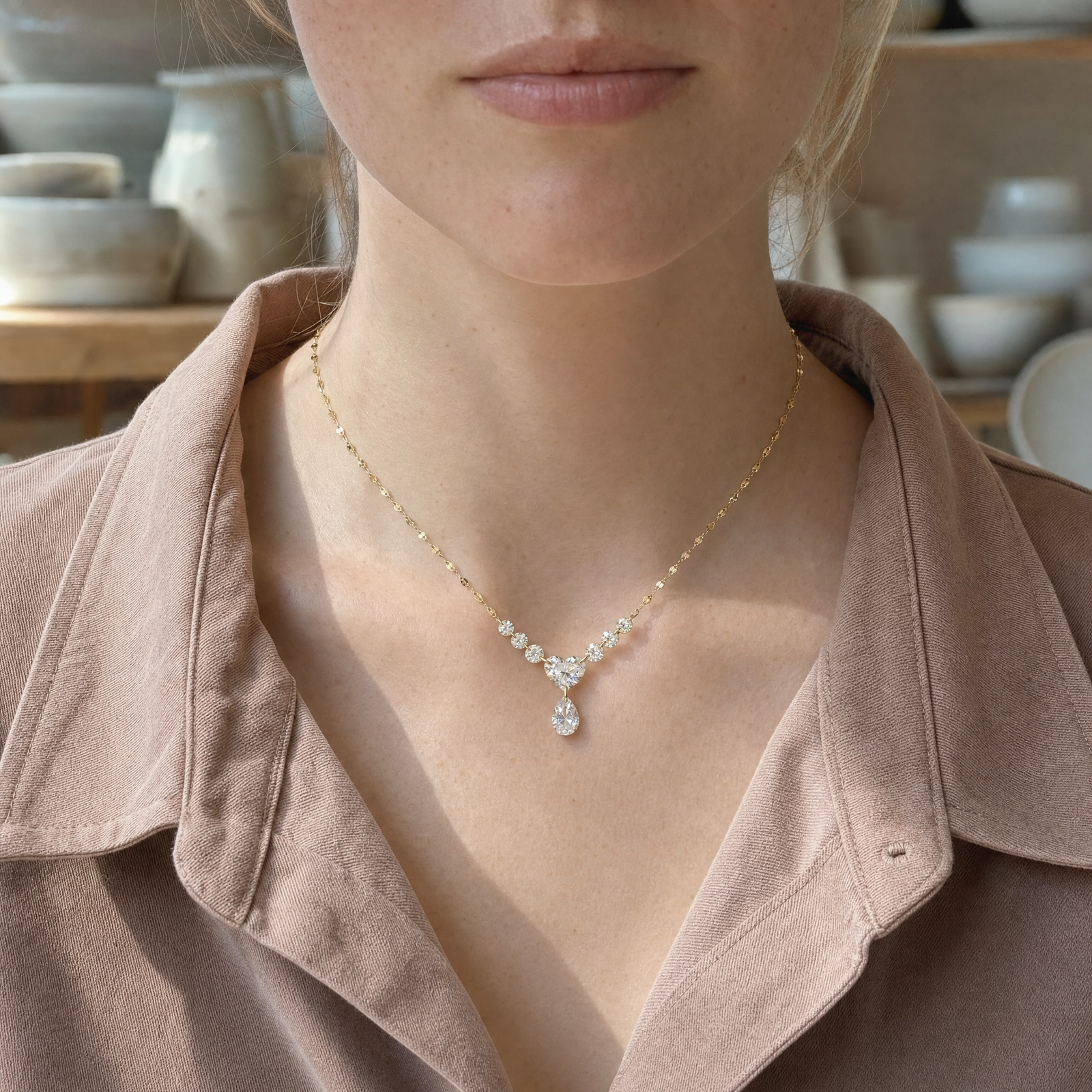 Ysolde Y Necklace