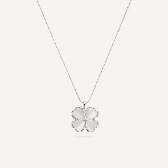 Trèfle Cat's-Eye Necklace