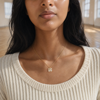 Trèfle Cat's-Eye Necklace