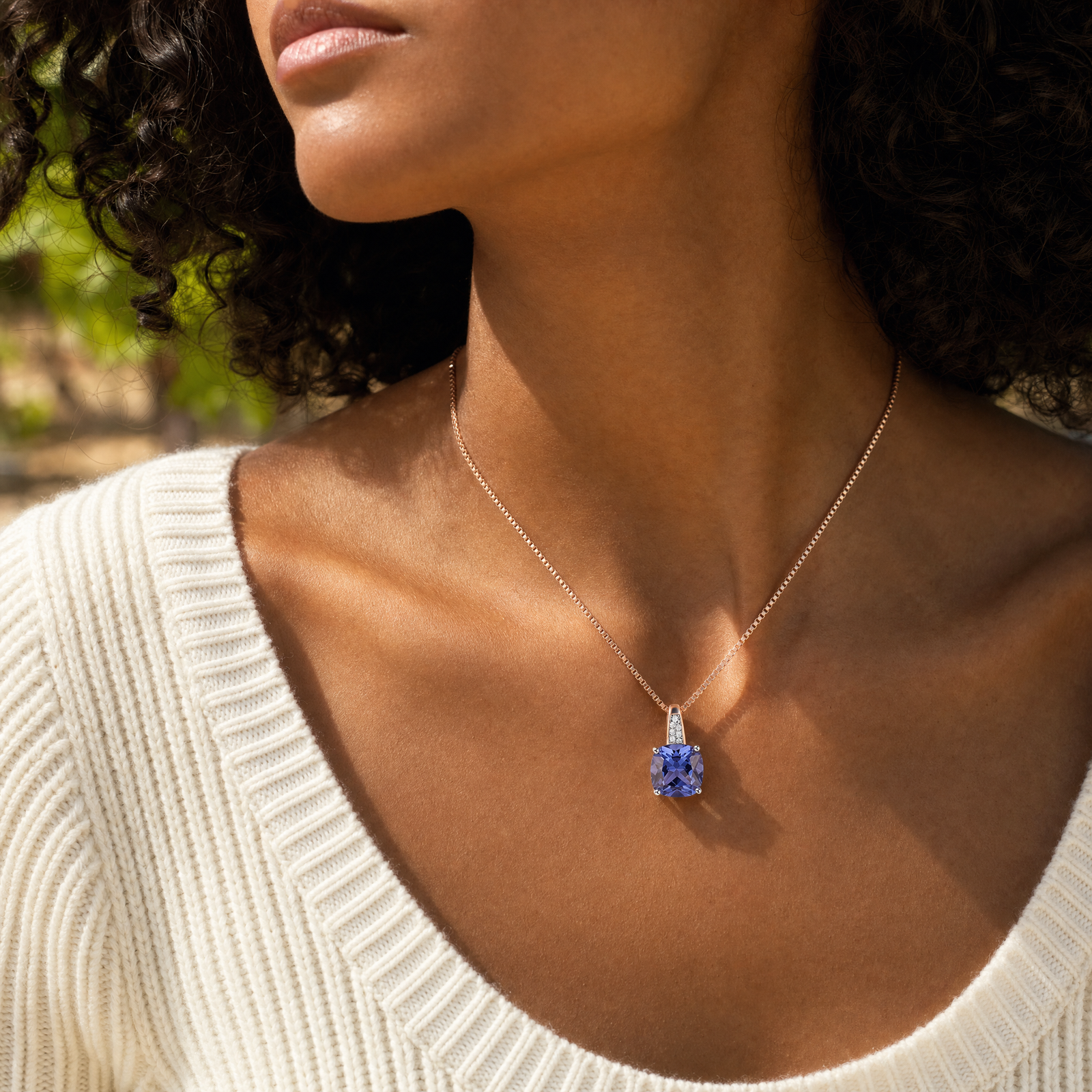 Tanza Two-Tone Pendant