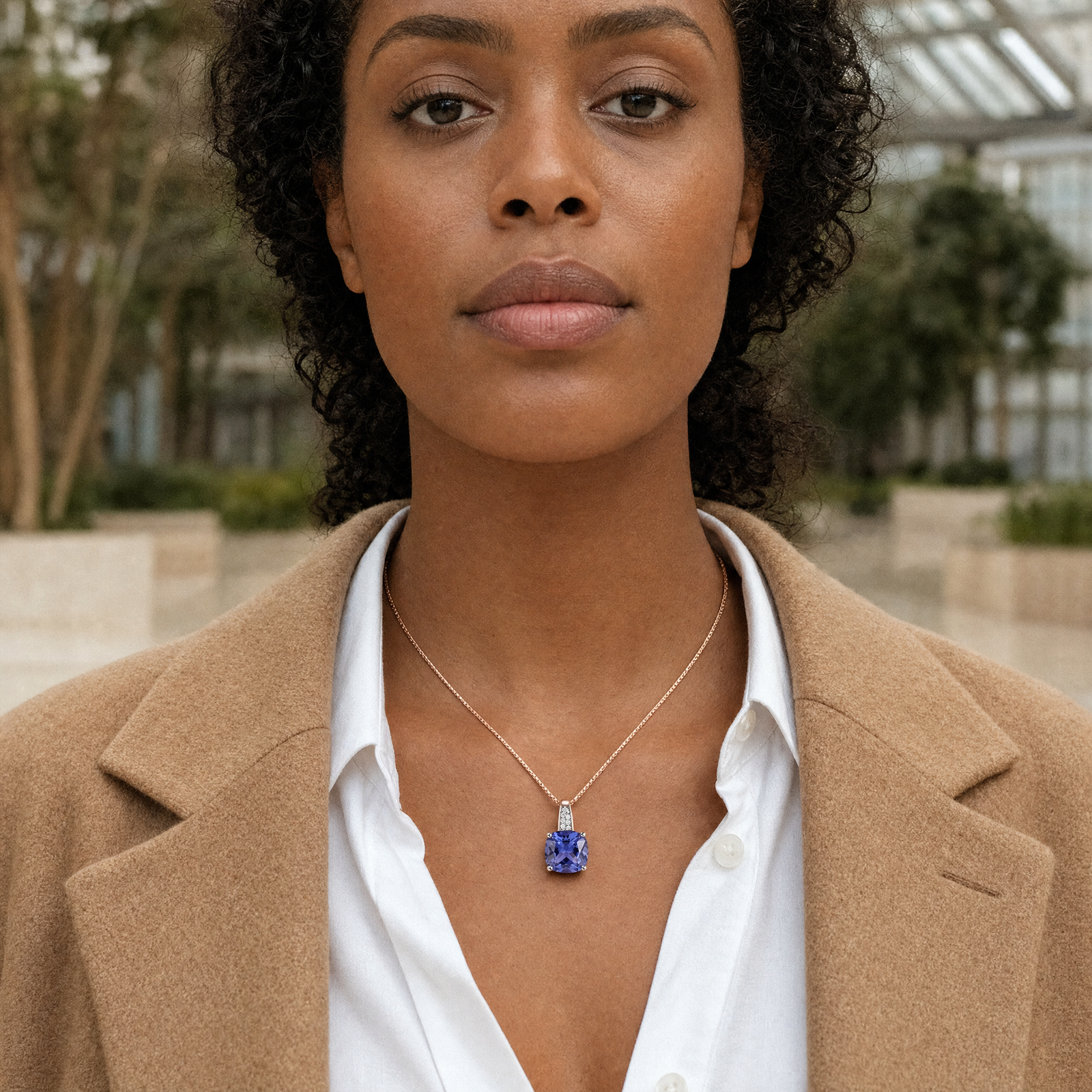 Tanza Two-Tone Pendant
