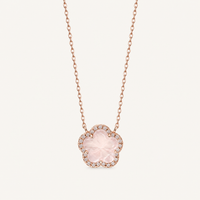 Sakura Rose Quartz Necklace