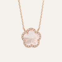 Sakura Rose Quartz Necklace