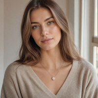 Sakura Rose Quartz Necklace