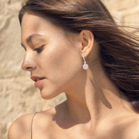 Fleur Moissanite Studs