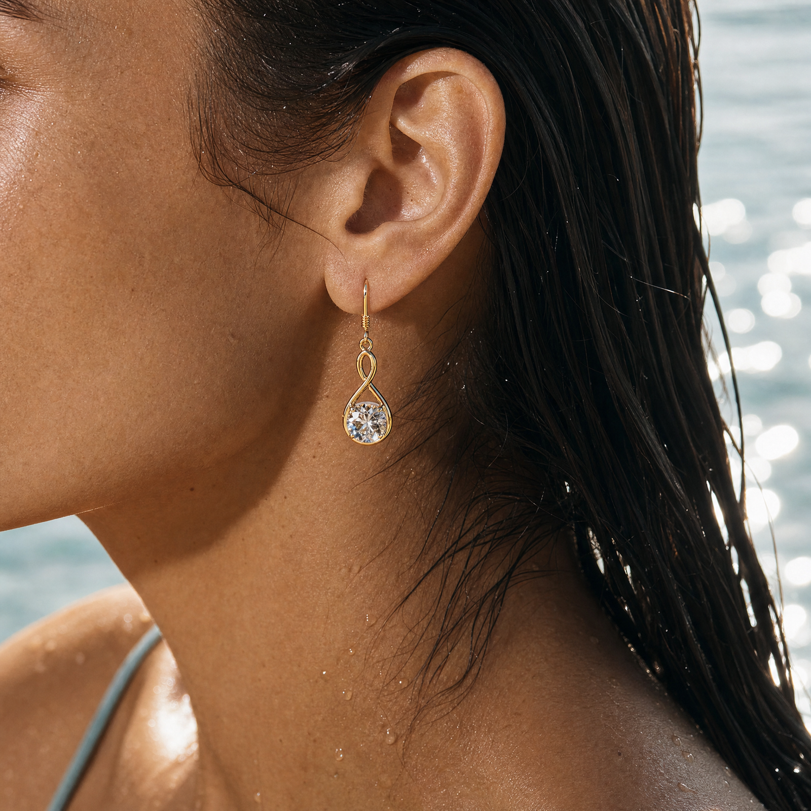 Perle Drop Studs