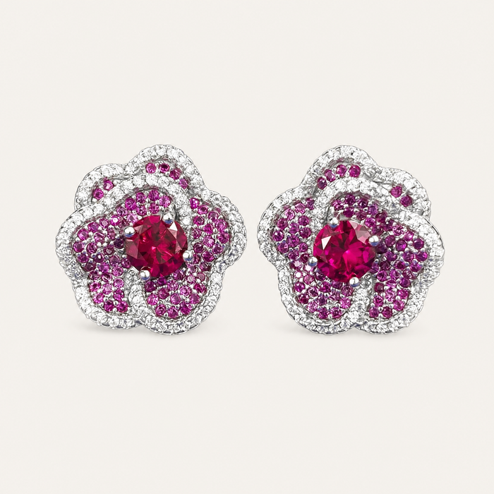 Rubis Round Studs