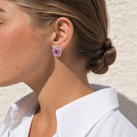 Rubis Round Studs