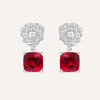 Rose Rouge Studs