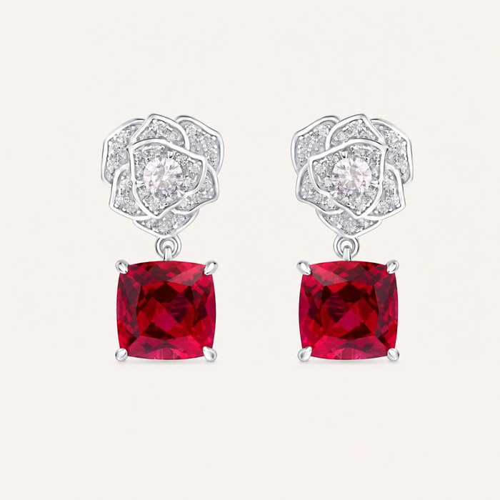Rose Rouge Studs
