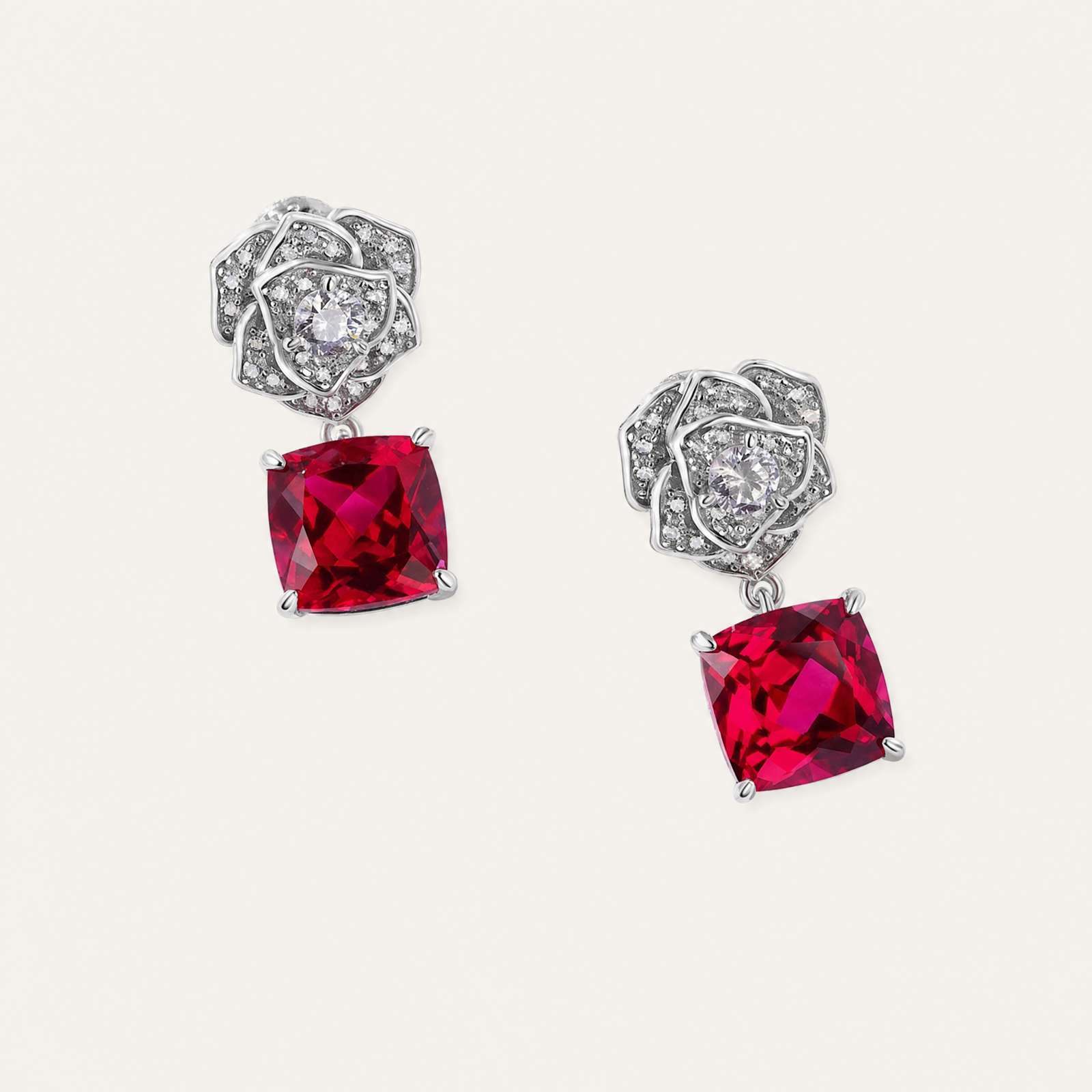 Rose Rouge Studs