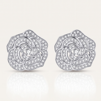 Camélia Flower Studs