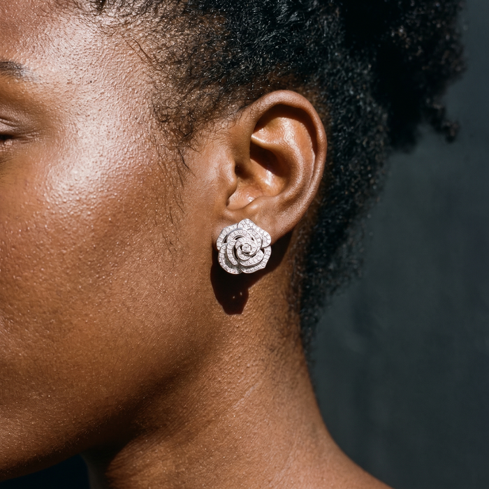 Camélia Flower Studs