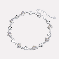 Cœur Moissanite Bracelet