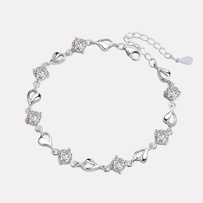 Cœur Moissanite Bracelet