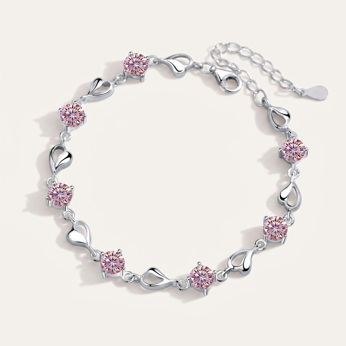Cœur Moissanite Bracelet