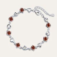 Cœur Moissanite Bracelet